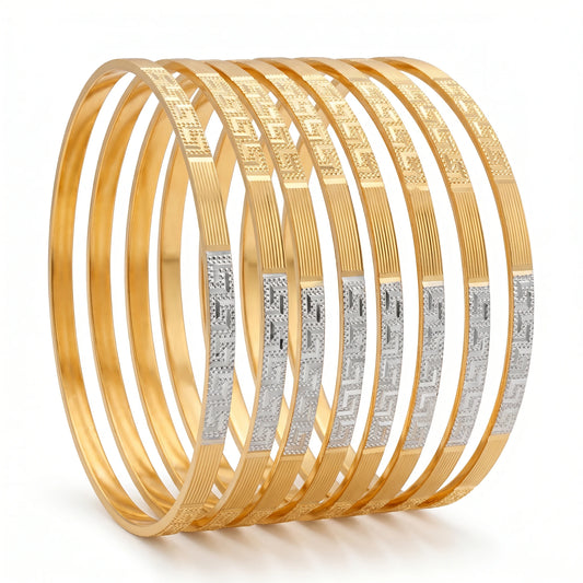 Ritvaa Khanak Bangles(8pcs)