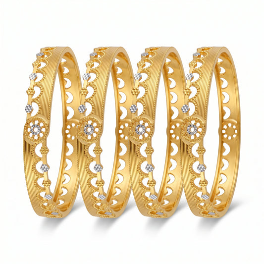 Ritvaa Chandrakala Bangles (4 pcs)
