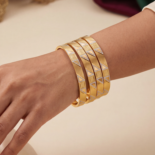Ritvaa Tribhuj Bangles
