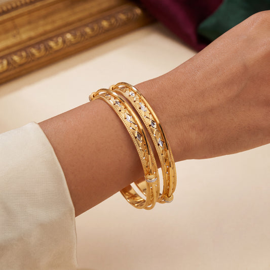 Ritvaa Tara Bindu Bangles 2 pcs