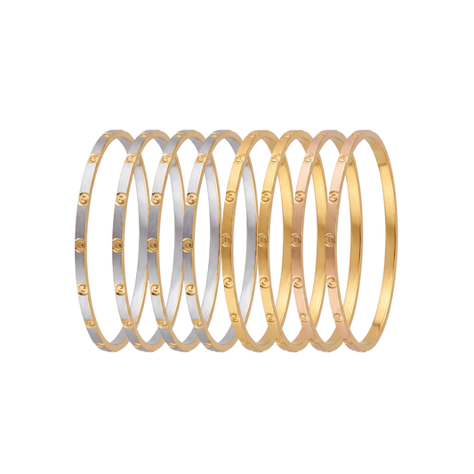 Trikanti: Tri-Tone Heritage Bangles