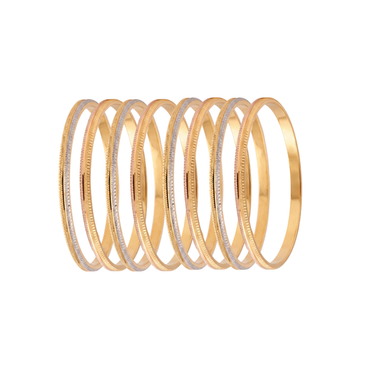 Raigun: Three-Tone Heritage Bangles