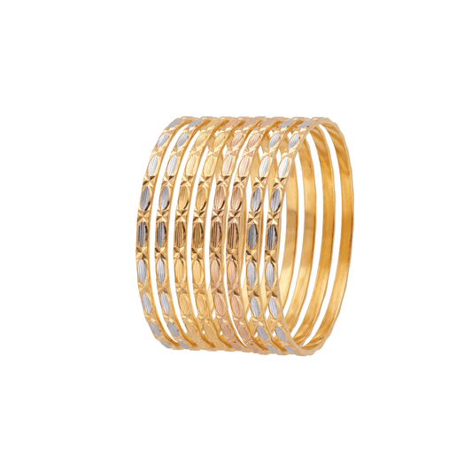 Kaurish: Three-Tone Heritage Bangles