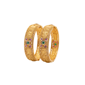 The Rajasi Navratna Filigree Bangles