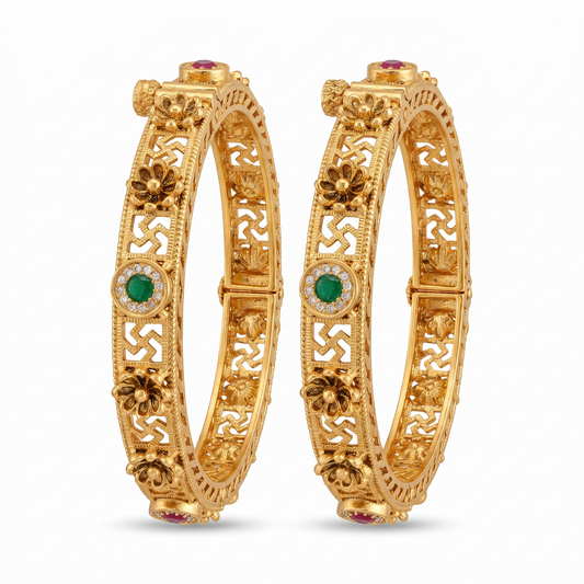 Shubh Lakshmi Kada (2 pcs)