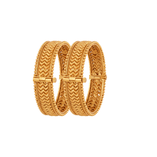 Shrenirekha: Chevron Heritage Bangles