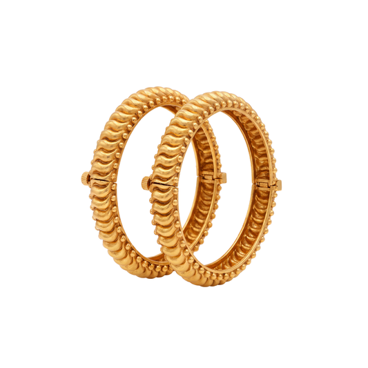 Urmilekha: Flowing Wave Bangles