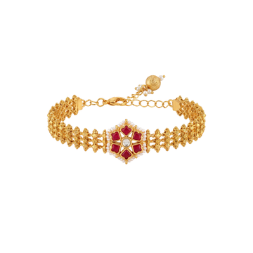 Traditional Gold Filigree Bracelet