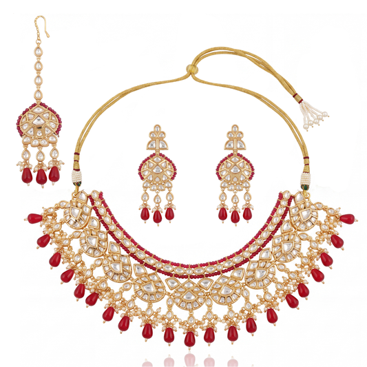 Ritvaa Kumkum Jadau Set