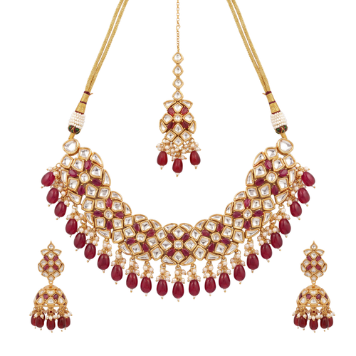 Kumudraga Necklace Set