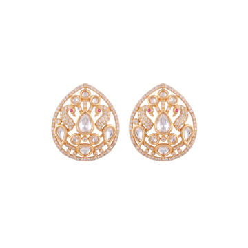 Shrivara Kundan Studs
