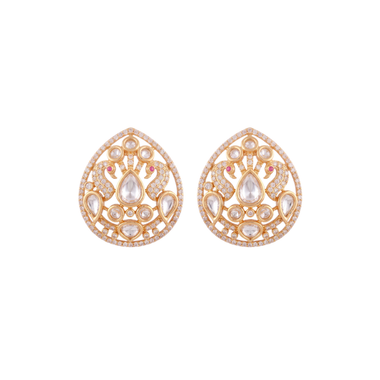 Shrivara Kundan Studs