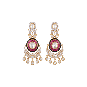 The Royal Ruby & Chandbali Statement Drops