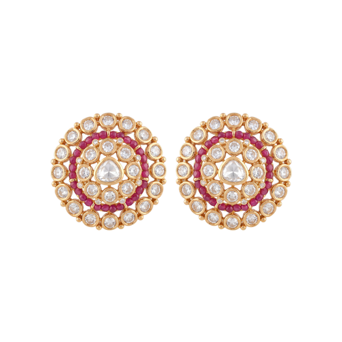 The Concentric Ruby Studs