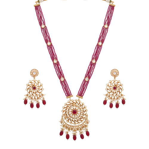 Mahavritti Long Necklace Set