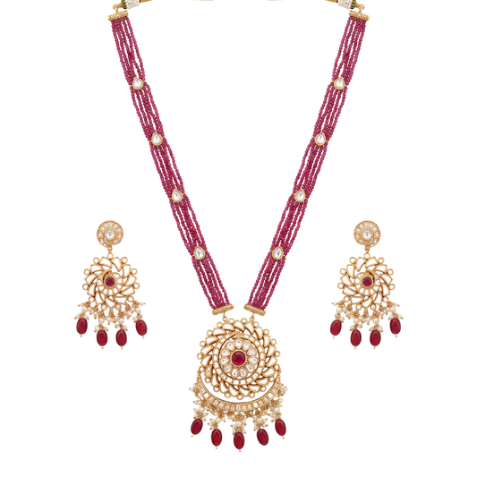 Mahavritti Long Necklace Set