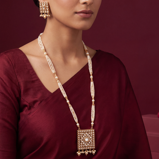 Samvidha Long Necklace Set