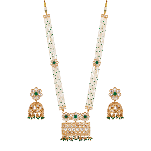Shvetakumud Long Necklace Set