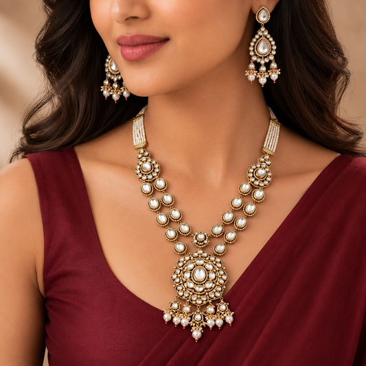 Varangi Long Necklace Set