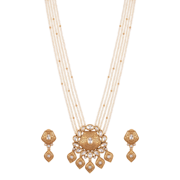 The Royal Satlada Kundan Long Set