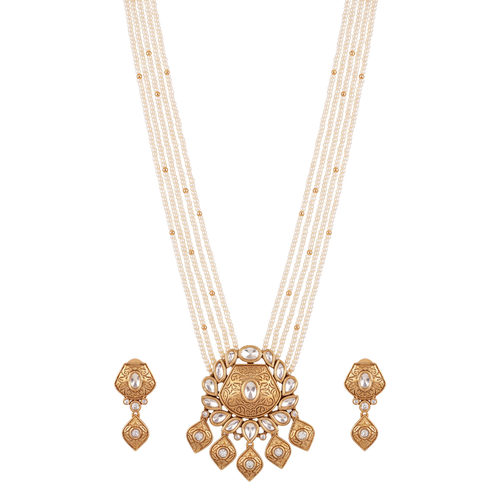 The Royal Satlada Kundan Long Set