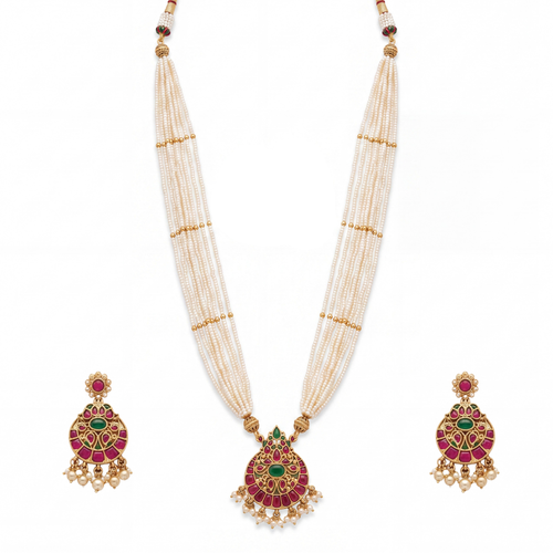 The Kokila Long Necklace Set