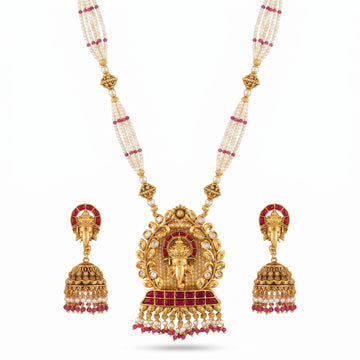 Lambodara Long Necklace Set