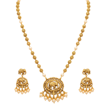 Gajamani Long Necklace Set