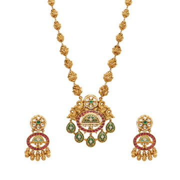 Krishnaveni Long Necklace Set