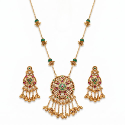 Krishnaveni Long Necklace Set