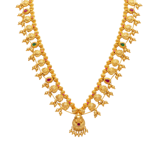 Kalindi: Ornate Drop Long Necklace