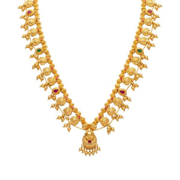 Kalindi: Ornate Drop Long Necklace