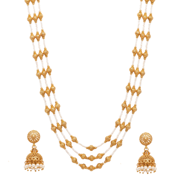 The Swarna-Moti Layered Mohan Mala Set