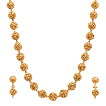 The Shahi Nakshi Spherical Bead Grand Mala Set