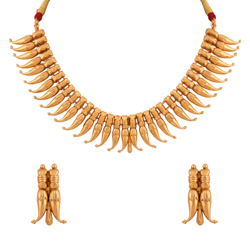 Rajkaanti Necklace Set – Heritage 24K Gold Layered Necklace Set by Ritvaa