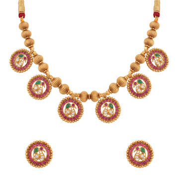 Shrivatsa Necklace Set