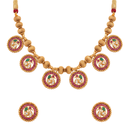 Shrivatsa Necklace Set
