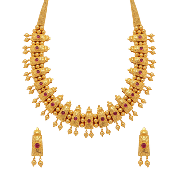 Rajvanti: Heritage Ruby Necklace Set