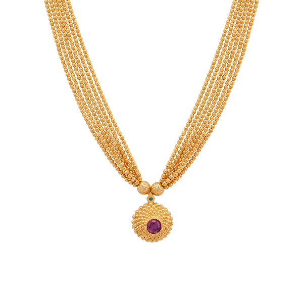 Varnali: Multi-Strand Pendant Necklace