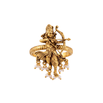 The Divine Shri Ram Antique Statement Ring