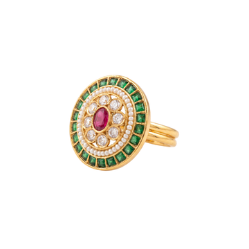 The Rajkumari Concentric Navratna Ring
