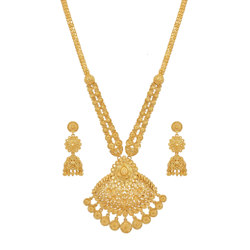 Ritvaa Traditional Ethnic Long Haar Necklace Set