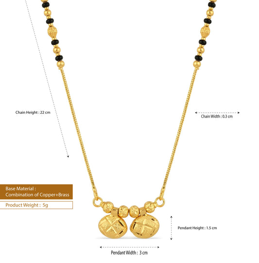 Ritvaa Sleek Aura - Golden Oval Harmony