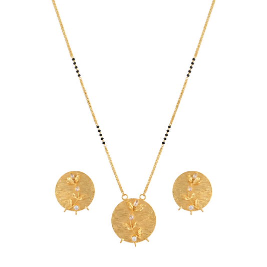 Ritvaa Retro Sun-Dial Mangalsutra Set