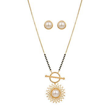 Ritvaa Gold Sunburst Mangalsutra Set
