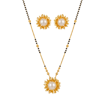 Ritvaa Lotus Bloom Mangalsutra Set