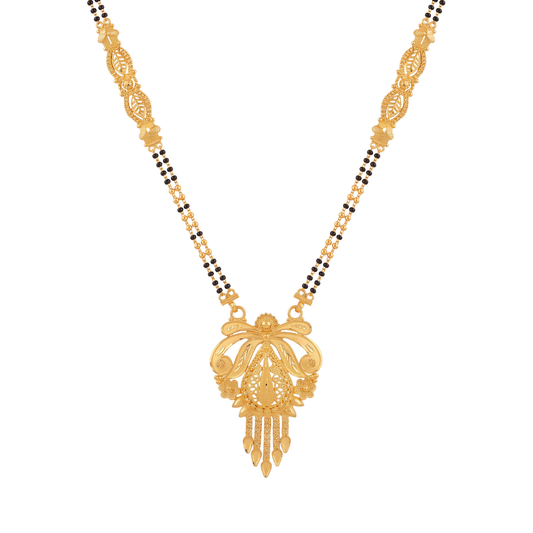 Ornate Bow Motif Mangalsutra