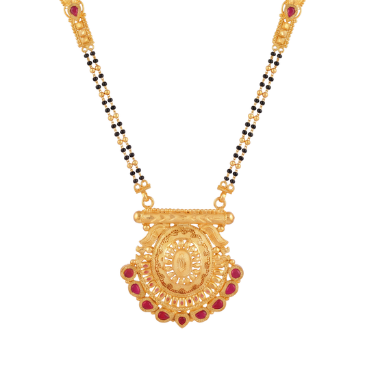 Classic Circular Gold Mangalsutra