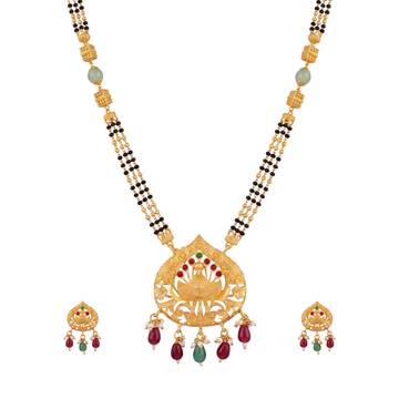 Traditional Peacock Gold Mangalsutra