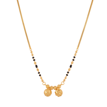 Minimalist Gold Ball Mangalsutra